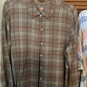 Woman’s JJill lightweight Plaid shirt